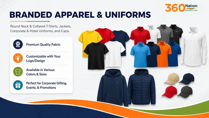 Branded apparel and uniforms