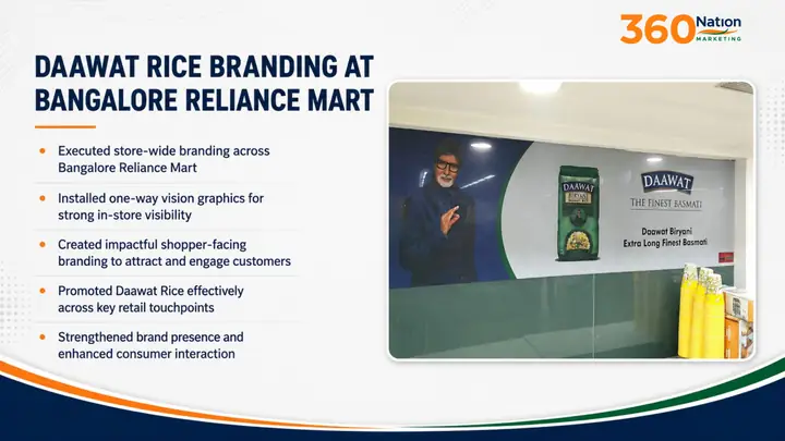 Dawat Rice branding
